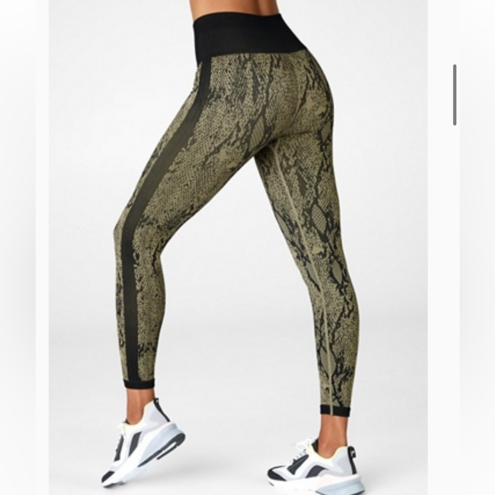 Fabletics Snakeprint Cropped Legging - image 1
